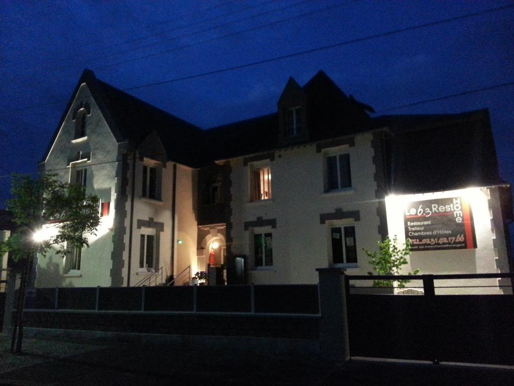 Hotel Le 6 3 Resto Home Port-en-Bessin-Huppain Exterior photo